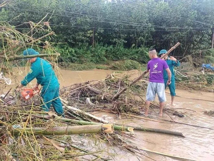 Mưa lũ khiến nhiều tuyến đường tại Thái Nguyên bị ảnh hưởng