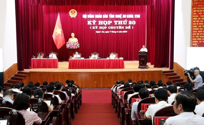 Tại kỳ họp thứ 20 (kỳ họp chuyên đề), HĐND tỉnh Nghệ An Khóa XVIII, nhiệm kỳ 2021 - 2026 đã thống nhất với đề nghị của UBND tỉnh về hệ số điều chỉnh giá đất năm 2024 trên địa bàn tỉnh.