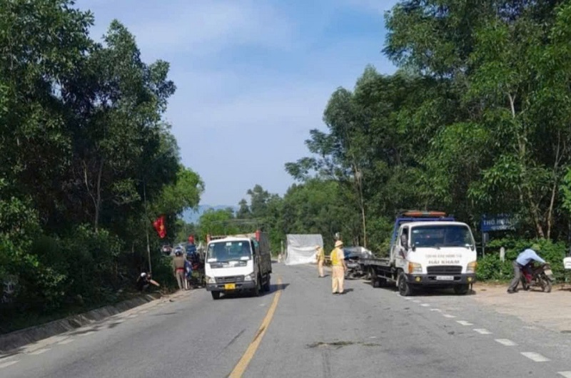 Hiện trường vụ tai nạn khiến nữ sinh lớp 12 tử vong thương tâm trong ngày khai giảng