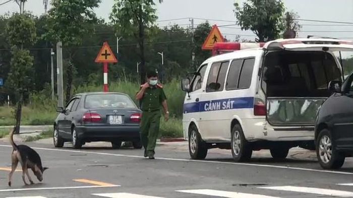 Cơ quan công an vẫn đang khám nghiệm hiện trường phục vụ quá trình điều tra