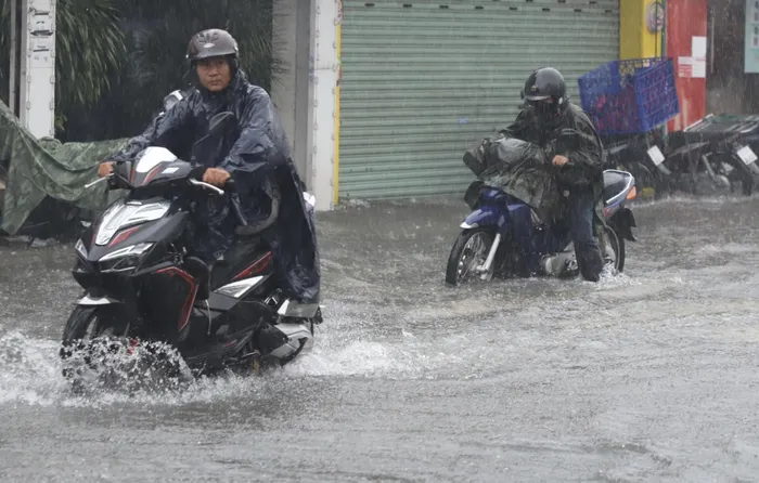 Nguyên nhân gây mưa cho TPHCM và Nam Bộ hiện nay là do dải hội tụ nhiệt đới có trục qua khu vực Trung Bộ nối với áp thấp nhiệt đới trên khu vực Biển Đông (có khả năng mạnh lên thành bão số 4). Đồng thời, gió mùa tây nam hoạt động với cường độ mạnh.