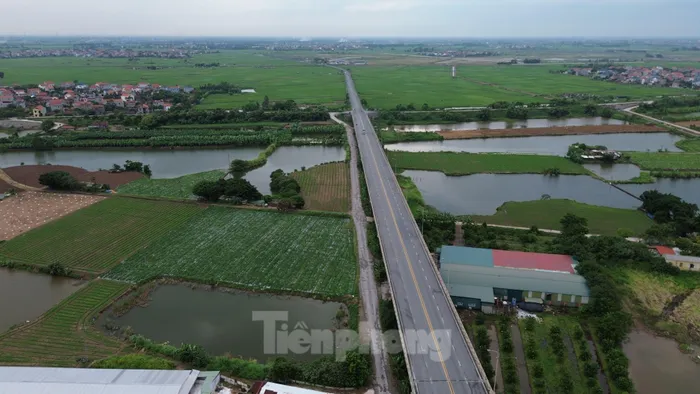 Khu đất nông nghiệp ven đê sông Đuống, đoạn thuộc xã Vạn Ninh hiện rất màu mỡ, nhưng chục năm trước không thể sản xuất được.