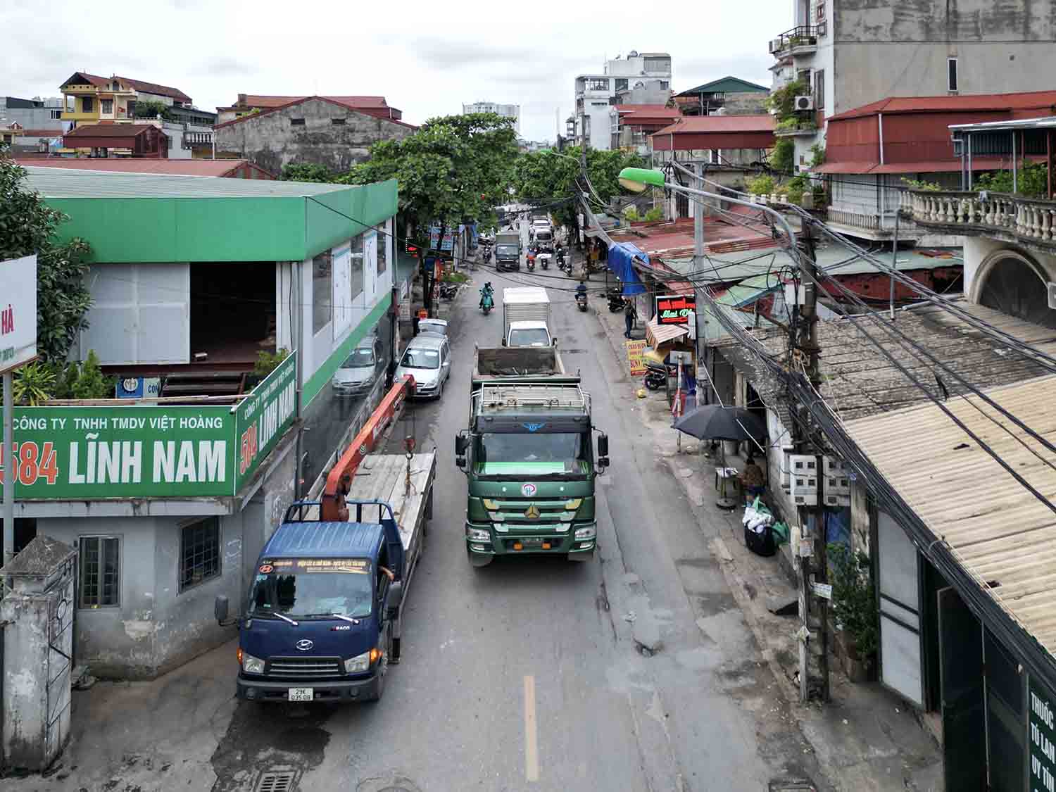 Đây là tuyến đường quan trọng ở cửa ngõ phía Nam, kết nối cầu Thanh Trì với trung tâm Hà Nội. Ảnh: Hữu Chánh